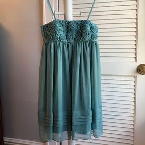 BCBG- Semi-formal/Formal Dress in Muted Teal